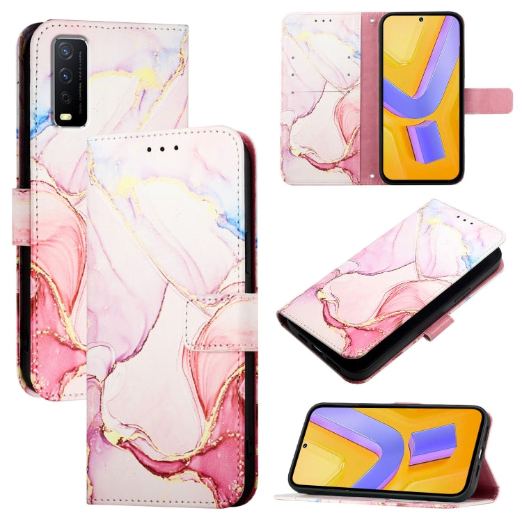 PT003 Marble Pattern Flip Leather Phone Case, For vivo Y30 4G Global, For vivo Y19 / U3 / Y5s / Z5i / U20, For vivo Y27 4G Global
