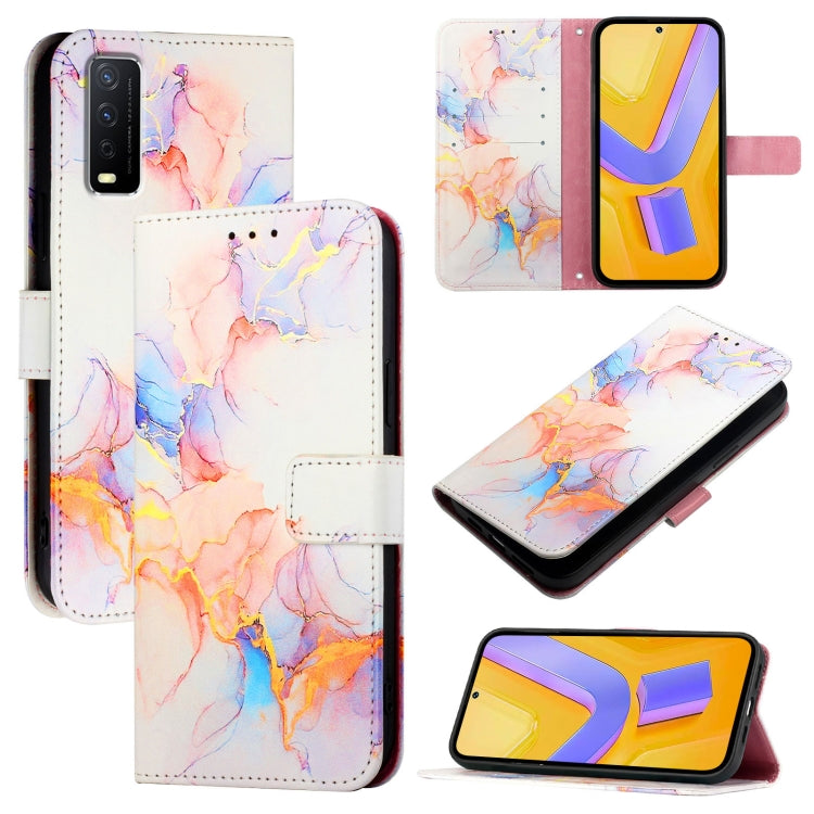 PT003 Marble Pattern Flip Leather Phone Case, For vivo Y30 4G Global, For vivo Y19 / U3 / Y5s / Z5i / U20, For vivo Y27 4G Global