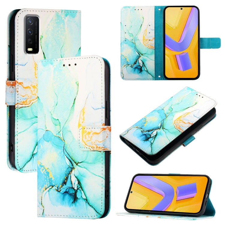 PT003 Marble Pattern Flip Leather Phone Case, For vivo Y30 4G Global, For vivo Y19 / U3 / Y5s / Z5i / U20, For vivo Y27 4G Global