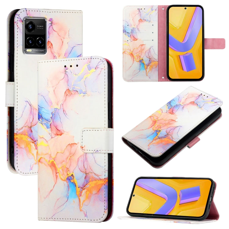 PT003 Marble Pattern Flip Leather Phone Case, For vivo V27e 4G / T2 4G Global, For vivo Y35 4G / Y22s 4G / Y22 4G Global, For vivo Y77 5G Global / Y77e 5G, For vivo Y55s 5G 2023 / Y55 5G / Y75 5G, For vivo T1 5G / iQOO U5e / Y30 5G / Y33e 5G           ...
