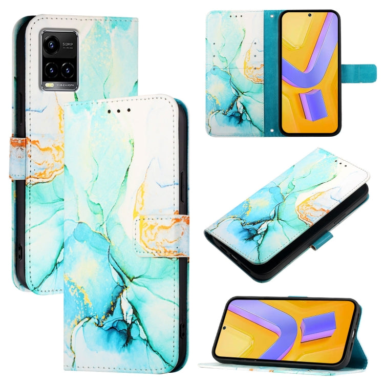 PT003 Marble Pattern Flip Leather Phone Case, For vivo V27e 4G / T2 4G Global, For vivo Y35 4G / Y22s 4G / Y22 4G Global, For vivo Y77 5G Global / Y77e 5G, For vivo Y55s 5G 2023 / Y55 5G / Y75 5G, For vivo T1 5G / iQOO U5e / Y30 5G / Y33e 5G           ...