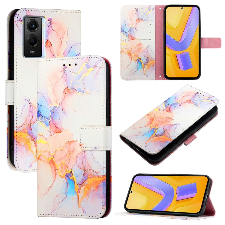 PT003 Marble Pattern Flip Leather Phone Case, For vivo V27e 4G / T2 4G Global, For vivo Y35 4G / Y22s 4G / Y22 4G Global, For vivo Y77 5G Global / Y77e 5G, For vivo Y55s 5G 2023 / Y55 5G / Y75 5G, For vivo T1 5G / iQOO U5e / Y30 5G / Y33e 5G           ...