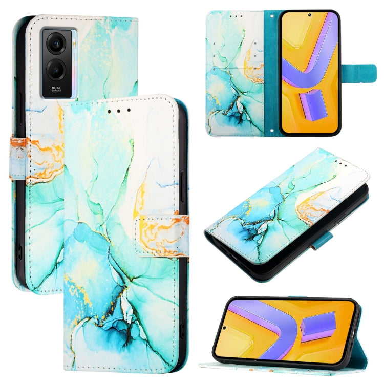 PT003 Marble Pattern Flip Leather Phone Case, For vivo V27e 4G / T2 4G Global, For vivo Y35 4G / Y22s 4G / Y22 4G Global, For vivo Y77 5G Global / Y77e 5G, For vivo Y55s 5G 2023 / Y55 5G / Y75 5G, For vivo T1 5G / iQOO U5e / Y30 5G / Y33e 5G           ...