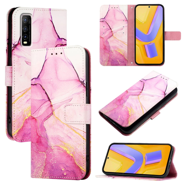 PT003 Marble Pattern Flip Leather Phone Case, For vivo V27e 4G / T2 4G Global, For vivo Y35 4G / Y22s 4G / Y22 4G Global, For vivo Y77 5G Global / Y77e 5G, For vivo Y55s 5G 2023 / Y55 5G / Y75 5G, For vivo T1 5G / iQOO U5e / Y30 5G / Y33e 5G           ...