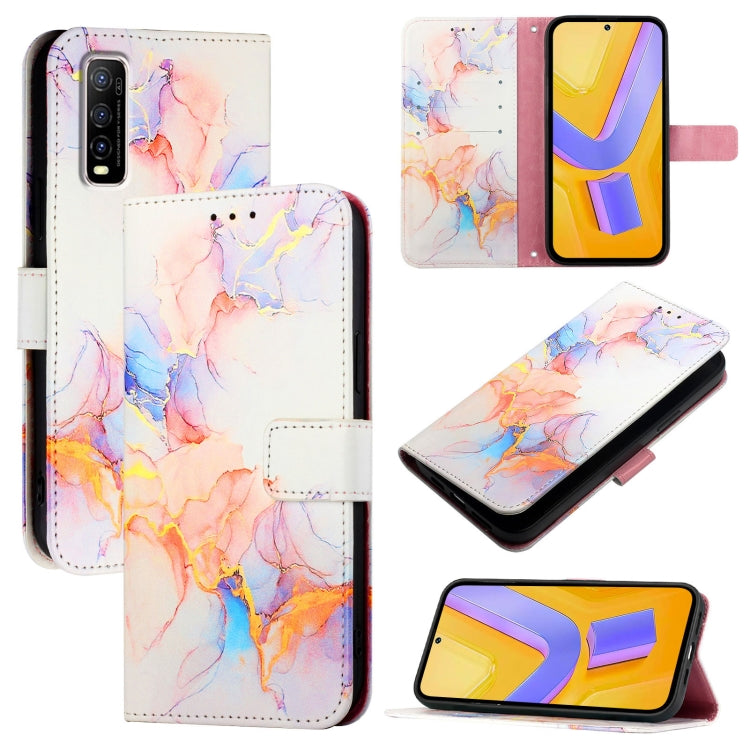 PT003 Marble Pattern Flip Leather Phone Case, For vivo V27e 4G / T2 4G Global, For vivo Y35 4G / Y22s 4G / Y22 4G Global, For vivo Y77 5G Global / Y77e 5G, For vivo Y55s 5G 2023 / Y55 5G / Y75 5G, For vivo T1 5G / iQOO U5e / Y30 5G / Y33e 5G           ...