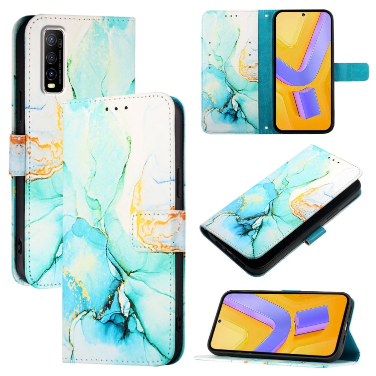 PT003 Marble Pattern Flip Leather Phone Case, For vivo V27e 4G / T2 4G Global, For vivo Y35 4G / Y22s 4G / Y22 4G Global, For vivo Y77 5G Global / Y77e 5G, For vivo Y55s 5G 2023 / Y55 5G / Y75 5G, For vivo T1 5G / iQOO U5e / Y30 5G / Y33e 5G           ...