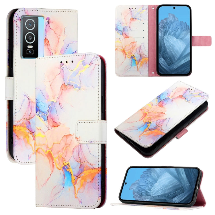 PT003 Marble Pattern Flip Leather Phone Case, For vivo V27e 4G / T2 4G Global, For vivo Y35 4G / Y22s 4G / Y22 4G Global, For vivo Y77 5G Global / Y77e 5G, For vivo Y55s 5G 2023 / Y55 5G / Y75 5G, For vivo T1 5G / iQOO U5e / Y30 5G / Y33e 5G           ...