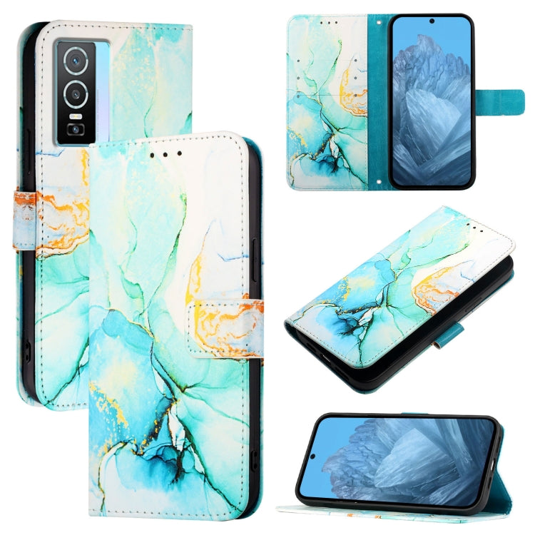 PT003 Marble Pattern Flip Leather Phone Case, For vivo V27e 4G / T2 4G Global, For vivo Y35 4G / Y22s 4G / Y22 4G Global, For vivo Y77 5G Global / Y77e 5G, For vivo Y55s 5G 2023 / Y55 5G / Y75 5G, For vivo T1 5G / iQOO U5e / Y30 5G / Y33e 5G           ...