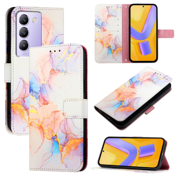 PT003 Marble Pattern Flip Leather Phone Case, For vivo iQOO Z9x, For vivo iQOO Z9 / iQOO Z9 Turbo, For vivo Y03 4G Global, For vivo Y100 IDN / Y200e, For vivo V30 / V30 Pro 5G Global, For vivo V30 Lite 5G Global, For vivo V29e 5G Global / Y200 5G Globa...