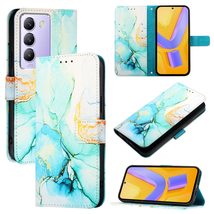 PT003 Marble Pattern Flip Leather Phone Case, For vivo iQOO Z9x, For vivo iQOO Z9 / iQOO Z9 Turbo, For vivo Y03 4G Global, For vivo Y100 IDN / Y200e, For vivo V30 / V30 Pro 5G Global, For vivo V30 Lite 5G Global, For vivo V29e 5G Global / Y200 5G Globa...