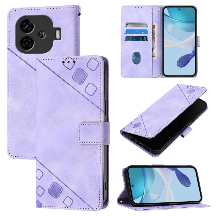 Skin Feel Embossed Leather Phone Case, For vivo Y28 4G, For vivo X100s 5G, For vivo Y38 5G, For vivo V30e 5G Global, For vivo iQOO Z9x, For vivo iQOO Z9 / iQOO Z9 Turbo 5G, For vivo Y17s 4G Global / Y28 5G India, For vivo Y03 4G Global