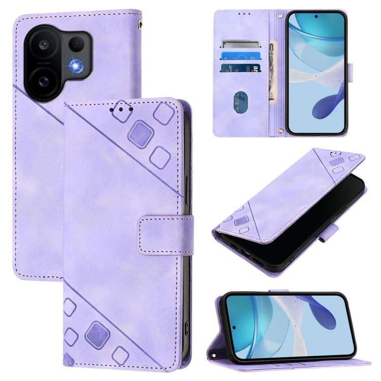 Skin Feel Embossed Leather Phone Case, For vivo V60 Lite 5G Global, For vivo Y400 5G Global, For vivo Y400 4G, For vivo V60 5G Global, For vivo S30 Pro mini, For vivo S30, For vivo Y39 5G Global, For vivo V50 Lite 5G