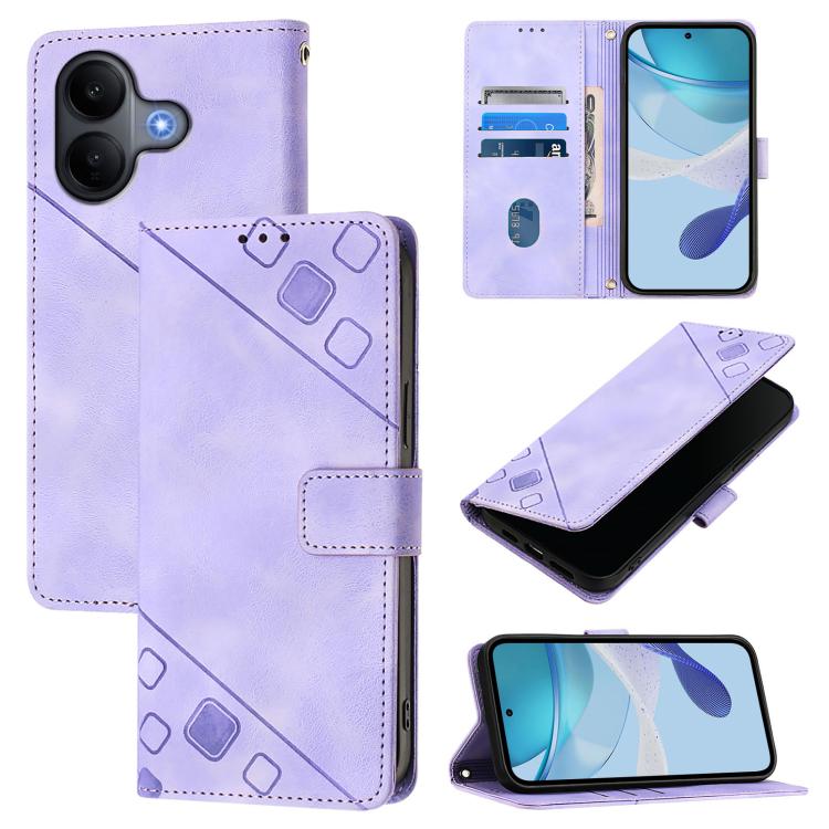 Skin Feel Embossed Leather Phone Case, For vivo V60 Lite 5G Global, For vivo Y400 5G Global, For vivo Y400 4G, For vivo V60 5G Global, For vivo S30 Pro mini, For vivo S30, For vivo Y39 5G Global, For vivo V50 Lite 5G