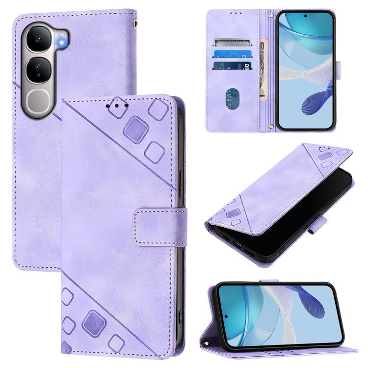 Skin Feel Embossed Leather Phone Case, For vivo X300 FE 5G Russia / 5G Zeiss, For vivo X300s 5G, For vivo V70 FE 5G, For vivo Y21 5G 2026 Global / Y05 4G, For vivo X300 Ultra 5G, For vivo X300 Pro, For vivo X300, For vivo Y31 5G Global