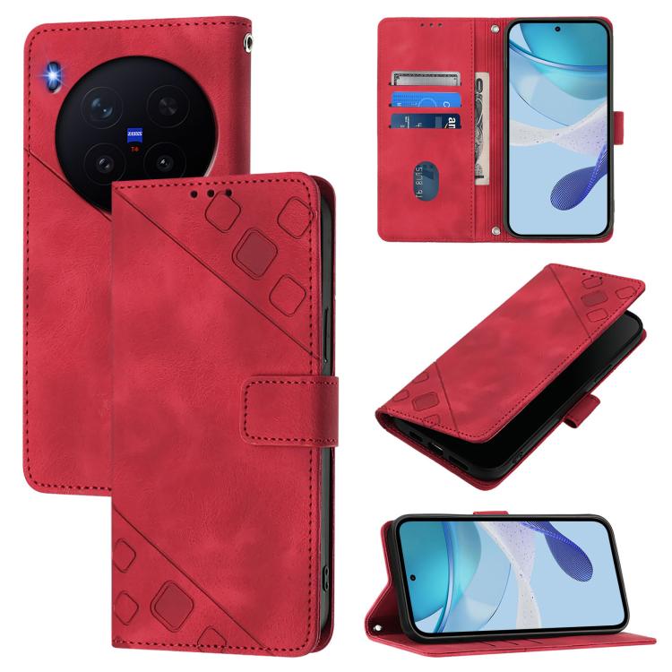 Skin Feel Embossed Leather Phone Case, For vivo X300 FE 5G Russia / 5G Zeiss, For vivo X300s 5G, For vivo V70 FE 5G, For vivo Y21 5G 2026 Global / Y05 4G, For vivo X300 Ultra 5G, For vivo X300 Pro, For vivo X300, For vivo Y31 5G Global