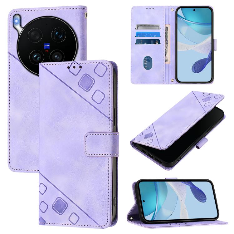 Skin Feel Embossed Leather Phone Case, For vivo X300 FE 5G Russia / 5G Zeiss, For vivo X300s 5G, For vivo V70 FE 5G, For vivo Y21 5G 2026 Global / Y05 4G, For vivo X300 Ultra 5G, For vivo X300 Pro, For vivo X300, For vivo Y31 5G Global