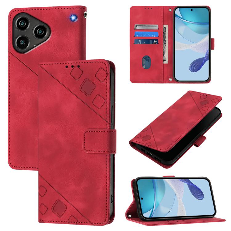 Skin Feel Embossed Leather Phone Case, For ZTE nubia Neo 5 5G, For ZTE nubia Neo 5 GT 5G, For ZTE Nubia P7 Pro 5G / Optus X Value 5G, For ZTE Nubia P9 Pro 5G / Optus X Pro 2 5G, For ZTE nubia RedMagic 11 Air, For ZTE Blade A75 Pro 5G / T-Elite 5G      ...