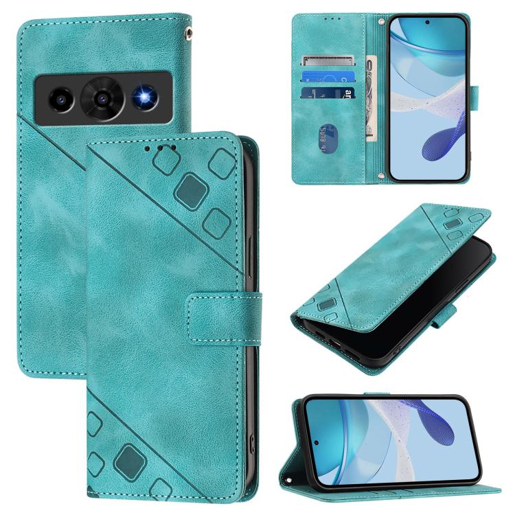 Skin Feel Embossed Leather Phone Case, For ZTE nubia Neo 5 5G, For ZTE nubia Neo 5 GT 5G, For ZTE Nubia P7 Pro 5G / Optus X Value 5G, For ZTE Nubia P9 Pro 5G / Optus X Pro 2 5G, For ZTE nubia RedMagic 11 Air, For ZTE Blade A75 Pro 5G / T-Elite 5G      ...