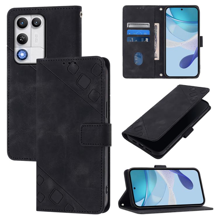 Skin Feel Embossed Leather Phone Case, For ZTE nubia Neo 5 5G, For ZTE nubia Neo 5 GT 5G, For ZTE Nubia P7 Pro 5G / Optus X Value 5G, For ZTE Nubia P9 Pro 5G / Optus X Pro 2 5G, For ZTE nubia RedMagic 11 Air, For ZTE Blade A75 Pro 5G / T-Elite 5G      ...