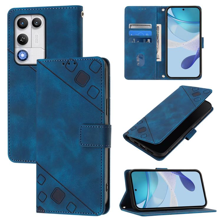 Skin Feel Embossed Leather Phone Case, For ZTE nubia Neo 5 5G, For ZTE nubia Neo 5 GT 5G, For ZTE Nubia P7 Pro 5G / Optus X Value 5G, For ZTE Nubia P9 Pro 5G / Optus X Pro 2 5G, For ZTE nubia RedMagic 11 Air, For ZTE Blade A75 Pro 5G / T-Elite 5G      ...