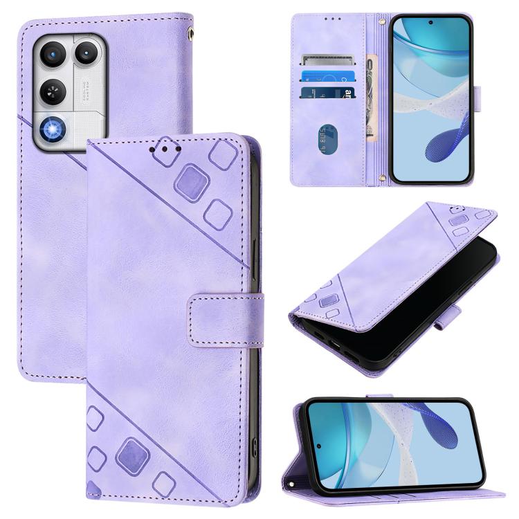 Skin Feel Embossed Leather Phone Case, For ZTE nubia Neo 5 5G, For ZTE nubia Neo 5 GT 5G, For ZTE Nubia P7 Pro 5G / Optus X Value 5G, For ZTE Nubia P9 Pro 5G / Optus X Pro 2 5G, For ZTE nubia RedMagic 11 Air, For ZTE Blade A75 Pro 5G / T-Elite 5G      ...