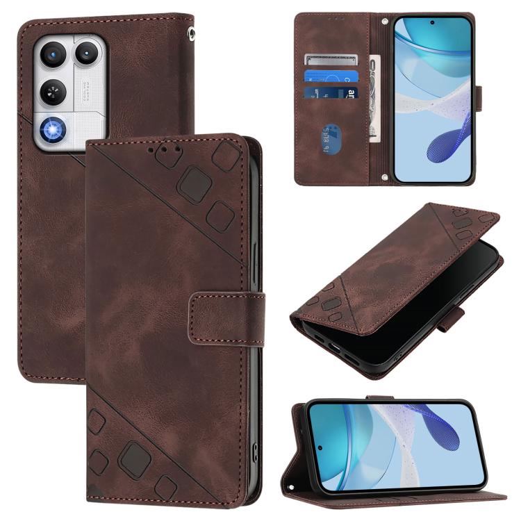 Skin Feel Embossed Leather Phone Case, For ZTE nubia Neo 5 5G, For ZTE nubia Neo 5 GT 5G, For ZTE Nubia P7 Pro 5G / Optus X Value 5G, For ZTE Nubia P9 Pro 5G / Optus X Pro 2 5G, For ZTE nubia RedMagic 11 Air, For ZTE Blade A75 Pro 5G / T-Elite 5G      ...