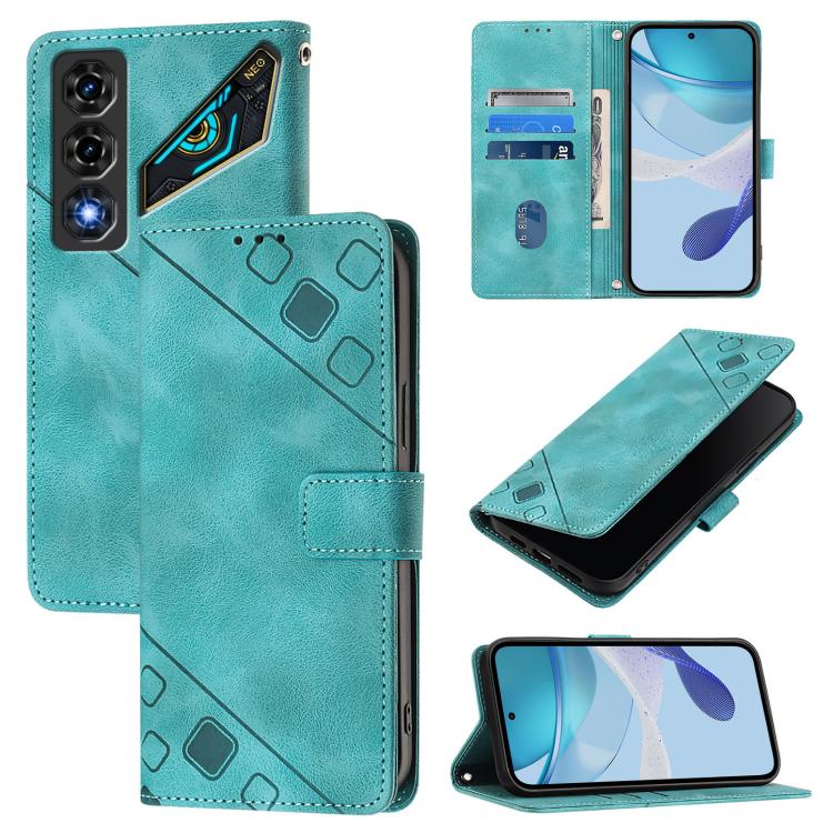 Skin Feel Embossed Leather Phone Case, For ZTE nubia Neo 5 5G, For ZTE nubia Neo 5 GT 5G, For ZTE Nubia P7 Pro 5G / Optus X Value 5G, For ZTE Nubia P9 Pro 5G / Optus X Pro 2 5G, For ZTE nubia RedMagic 11 Air, For ZTE Blade A75 Pro 5G / T-Elite 5G      ...