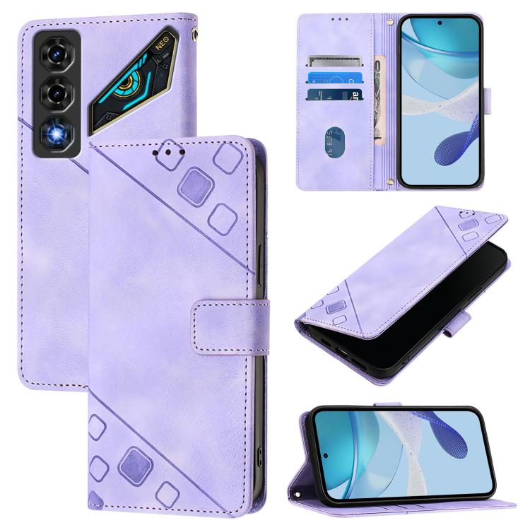 Skin Feel Embossed Leather Phone Case, For ZTE nubia Neo 5 5G, For ZTE nubia Neo 5 GT 5G, For ZTE Nubia P7 Pro 5G / Optus X Value 5G, For ZTE Nubia P9 Pro 5G / Optus X Pro 2 5G, For ZTE nubia RedMagic 11 Air, For ZTE Blade A75 Pro 5G / T-Elite 5G      ...