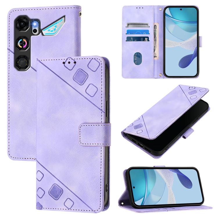 Skin Feel Embossed Leather Phone Case, For ZTE nubia Neo 5 5G, For ZTE nubia Neo 5 GT 5G, For ZTE Nubia P7 Pro 5G / Optus X Value 5G, For ZTE Nubia P9 Pro 5G / Optus X Pro 2 5G, For ZTE nubia RedMagic 11 Air, For ZTE Blade A75 Pro 5G / T-Elite 5G      ...