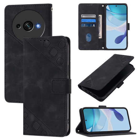 Skin Feel Embossed Leather Phone Case, For Oukitel C59 / C59 Pro, For Oukitel C53, For Oukitel C50, For Oukitel C37, For Oukitel C51, For Oukitel C38, For Oukitel C36 / C35, For Oukitel C33, For Oukitel C32