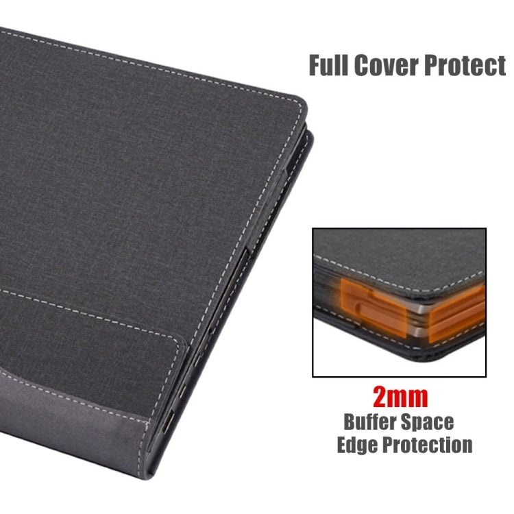 Leather Laptop Shockproof Protective Case, For ASUS ROG Zephyrus G16 GU605 / GA605, For ASUS Vivobook S 16 OLED S5606 / M5606, For ASUS Vivobook S 15 OLED S5506 / M5506, For Asus VivoBook 16 X1605 / M1605 / D1603, For Asus Zenbook 14X UX5401Z / UX5400 ...