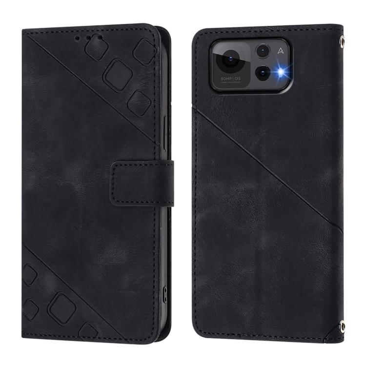 Skin Feel Embossed Leather Phone Case, For Asus Zenfone 12 Ultra, For Asus ROG Phone 9 / 9 Pro, For Asus Zenfone 11 Ultra, For Asus ROG Phone 8