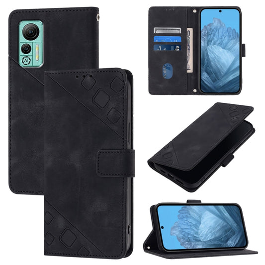 Skin Feel Embossed Leather Phone Case, For Ulefone Note 14