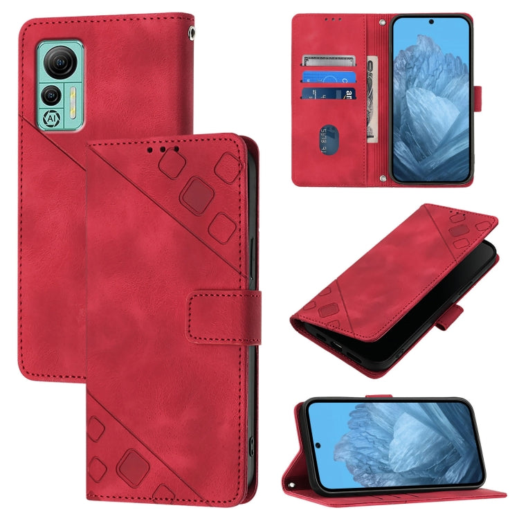 Skin Feel Embossed Leather Phone Case, For Ulefone Note 14
