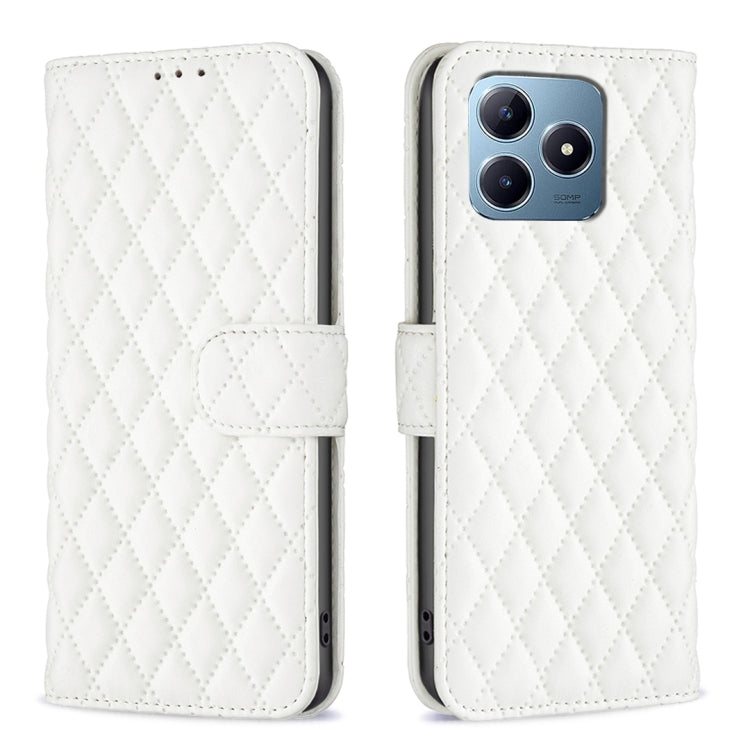 Diamond Lattice Wallet Flip Leather Phone Case, For Realme 16T 5G, For Realme 15 Pro 5G, For Realme 15 5G, For Realme 13 Pro 5G / 13 Pro+ 5G, For Realme GT 6 / GT 6T, For Realme C61 / C63