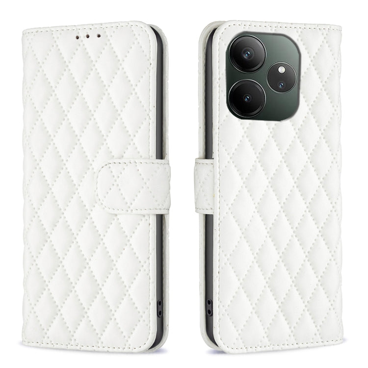 Diamond Lattice Wallet Flip Leather Phone Case, For Realme 16T 5G, For Realme 15 Pro 5G, For Realme 15 5G, For Realme 13 Pro 5G / 13 Pro+ 5G, For Realme GT 6 / GT 6T, For Realme C61 / C63