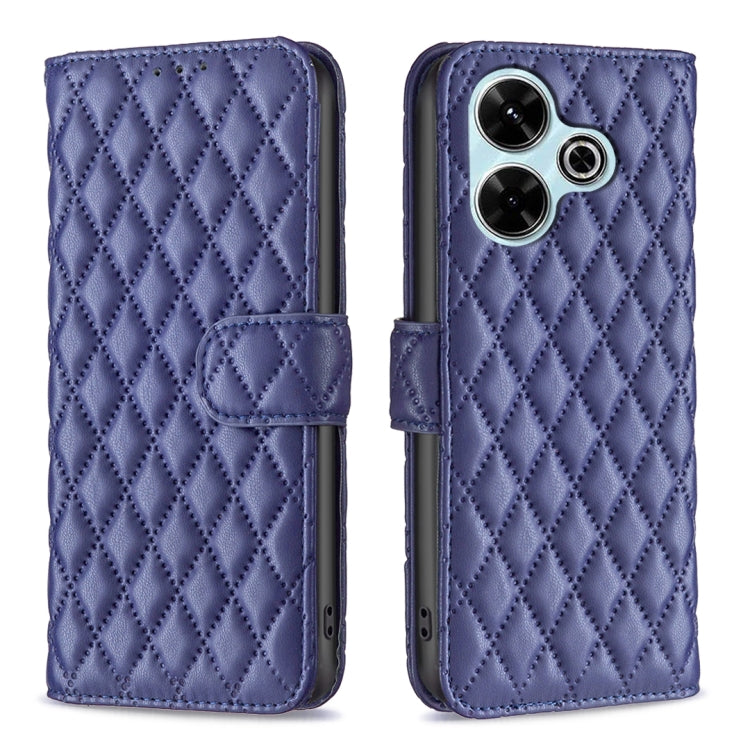 Diamond Lattice Wallet Flip Leather Phone Case, For Xiaomi 17T Pro 5G, For Xiaomi 17T 5G, For Xiaomi 15T Pro 5G, For Xiaomi 15T 5G, For Xiaomi Poco M6 4G / Redmi 13 4G
