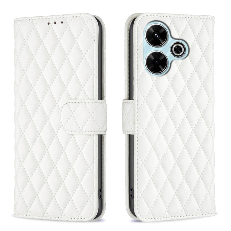 Diamond Lattice Wallet Flip Leather Phone Case, For Xiaomi 17T Pro 5G, For Xiaomi 17T 5G, For Xiaomi 15T Pro 5G, For Xiaomi 15T 5G, For Xiaomi Poco M6 4G / Redmi 13 4G