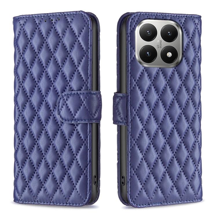 Diamond Lattice Wallet Flip Leather Phone Case, For Xiaomi 17T Pro 5G, For Xiaomi 17T 5G, For Xiaomi 15T Pro 5G, For Xiaomi 15T 5G, For Xiaomi Poco M6 4G / Redmi 13 4G