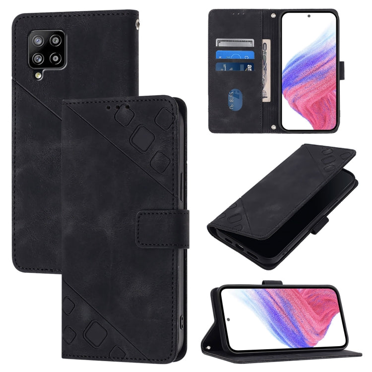 Skin Feel Embossed Leather Phone Case, For Samsung Galaxy M34 5G / F34 5G, For Samsung Galaxy F54 5G / M54 5G Global, For Samsung Galaxy Xcover6 Pro, For Samsung Galaxy M22 / M32 4G Global, For Samsung Galaxy Xcover 5, For Samsung Galaxy A41           ...