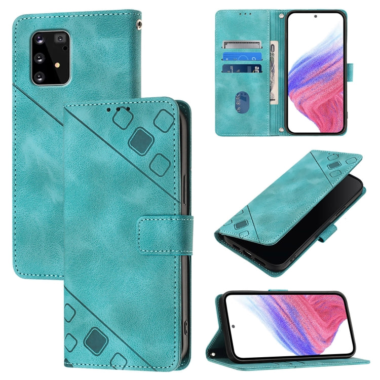 Skin Feel Embossed Leather Phone Case, For Samsung Galaxy A10s / M01s, For Samsung Galaxy A71 5G, For Samsung Galaxy A31, For Samsung Galaxy A11 EU, For Samsung Galaxy A21 EU, For Samsung Galaxy A01 EU, For Samsung Galaxy A91 / M80s / S10 Lite         ...