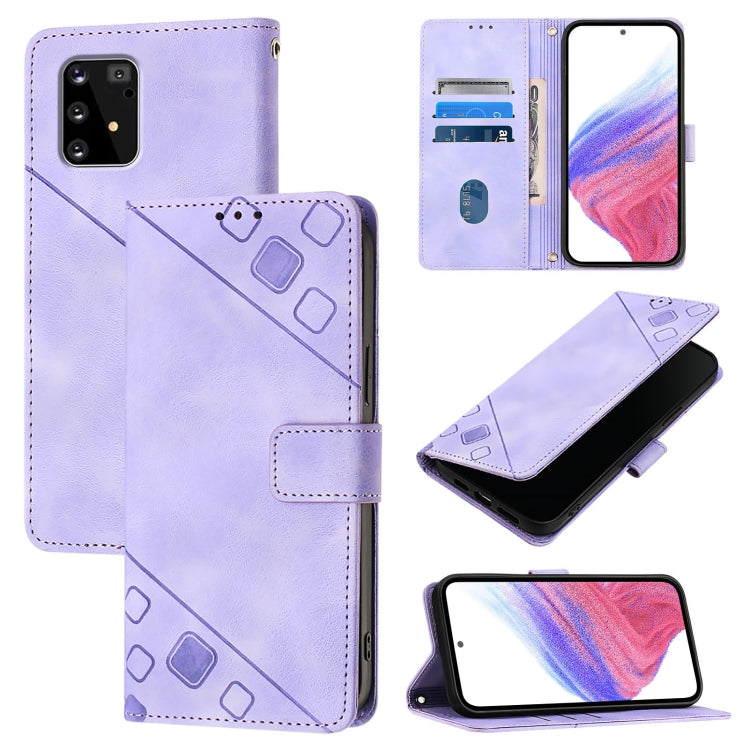Skin Feel Embossed Leather Phone Case, For Samsung Galaxy A10s / M01s, For Samsung Galaxy A71 5G, For Samsung Galaxy A31, For Samsung Galaxy A11 EU, For Samsung Galaxy A21 EU, For Samsung Galaxy A01 EU, For Samsung Galaxy A91 / M80s / S10 Lite         ...