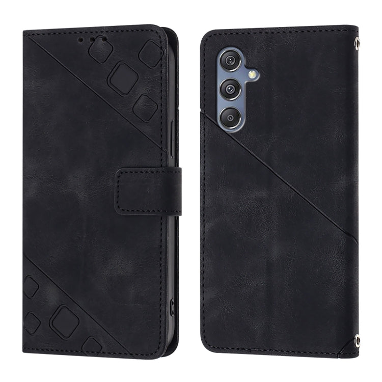 Skin Feel Embossed Leather Phone Case, For Samsung Galaxy M34 5G / F34 5G, For Samsung Galaxy F54 5G / M54 5G Global, For Samsung Galaxy Xcover6 Pro, For Samsung Galaxy M22 / M32 4G Global, For Samsung Galaxy Xcover 5, For Samsung Galaxy A41           ...