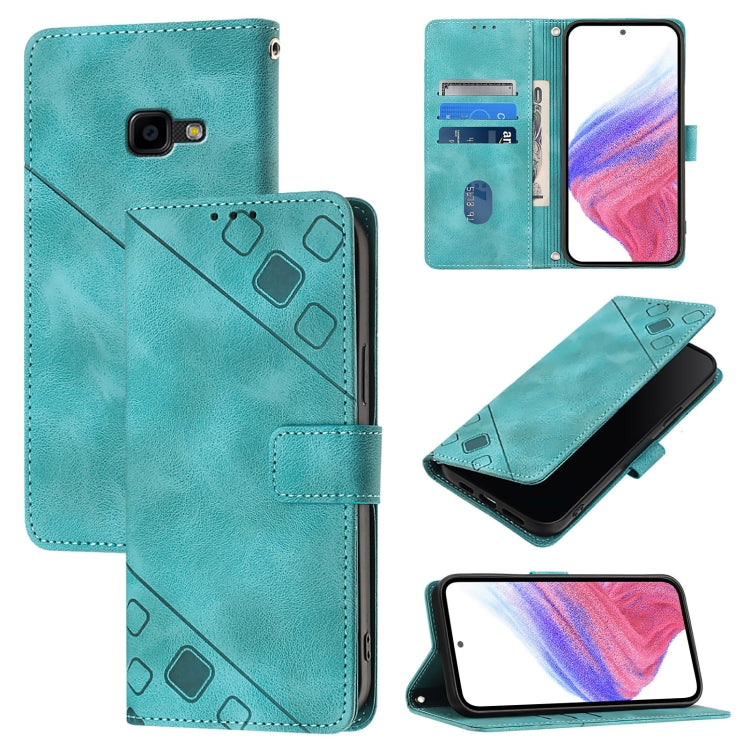 Skin Feel Embossed Leather Phone Case, For Samsung Galaxy A71 4G, For Samsung Galaxy A51 4G / M40s, For Samsung Galaxy A70 / A70s, For Samsung Galaxy A20s, For Samsung Galaxy A10e / A20e, For Samsung Galaxy A40, For Samsung Galaxy Xcover 4s