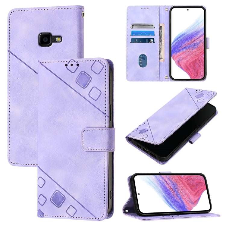 Skin Feel Embossed Leather Phone Case, For Samsung Galaxy A71 4G, For Samsung Galaxy A51 4G / M40s, For Samsung Galaxy A70 / A70s, For Samsung Galaxy A20s, For Samsung Galaxy A10e / A20e, For Samsung Galaxy A40, For Samsung Galaxy Xcover 4s