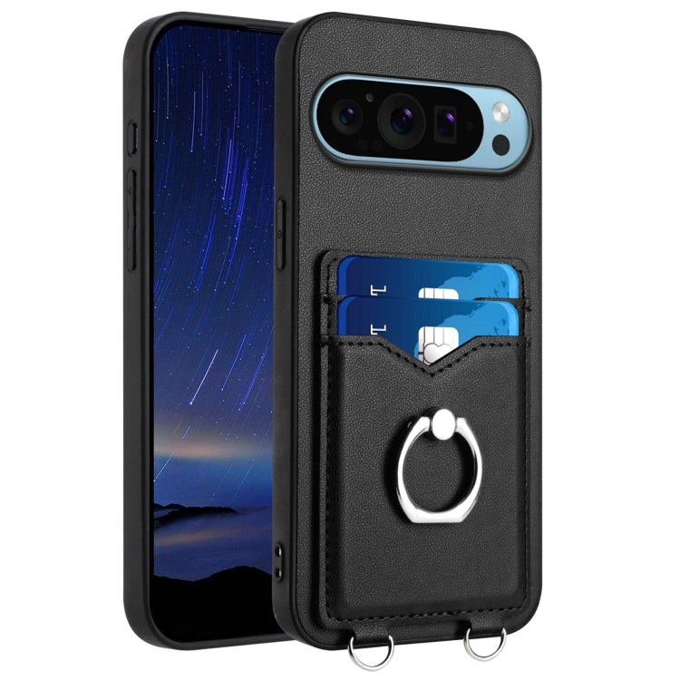 R20 Ring Card Holder Phone Case, For Google Pixel 10 Pro XL, For Google Pixel 10 / 10 Pro, For Google Pixel 9 Pro XL, For Google Pixel 9 / 9 Pro, For Google Pixel 8a, For Google Pixel 8 Pro, For Google Pixel 8