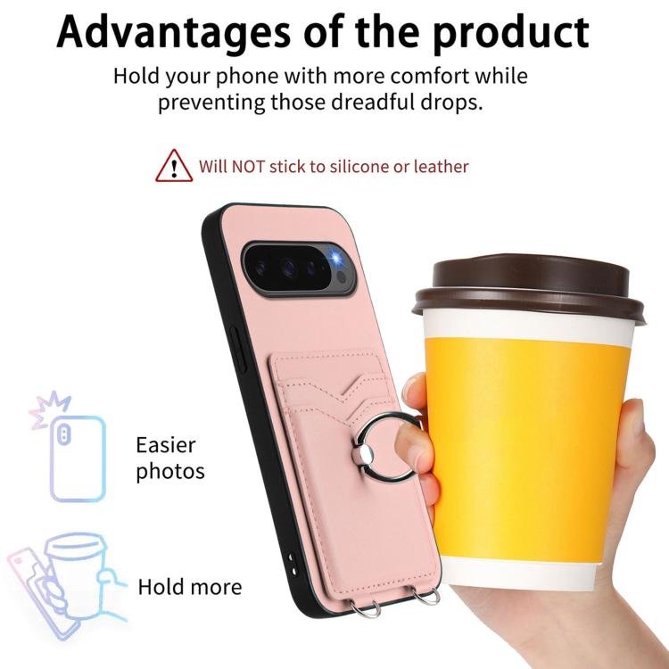 R20 Ring Card Holder Phone Case, For Google Pixel 10 Pro XL, For Google Pixel 10 / 10 Pro, For Google Pixel 9 Pro XL, For Google Pixel 9 / 9 Pro, For Google Pixel 8a, For Google Pixel 8 Pro, For Google Pixel 8