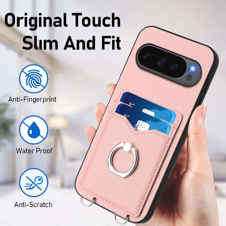 R20 Ring Card Holder Phone Case, For Google Pixel 10 Pro XL, For Google Pixel 10 / 10 Pro, For Google Pixel 9 Pro XL, For Google Pixel 9 / 9 Pro, For Google Pixel 8a, For Google Pixel 8 Pro, For Google Pixel 8