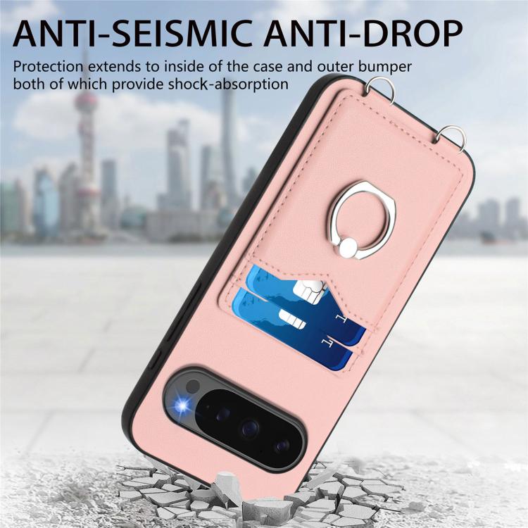 R20 Ring Card Holder Phone Case, For Google Pixel 10 Pro XL, For Google Pixel 10 / 10 Pro, For Google Pixel 9 Pro XL, For Google Pixel 9 / 9 Pro, For Google Pixel 8a, For Google Pixel 8 Pro, For Google Pixel 8
