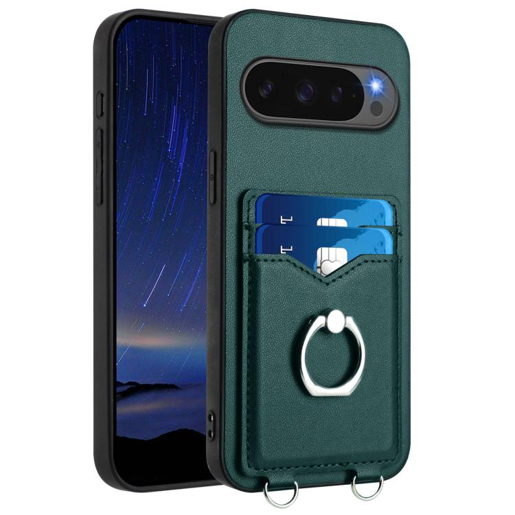 R20 Ring Card Holder Phone Case, For Google Pixel 10 Pro XL, For Google Pixel 10 / 10 Pro, For Google Pixel 9 Pro XL, For Google Pixel 9 / 9 Pro, For Google Pixel 8a, For Google Pixel 8 Pro, For Google Pixel 8